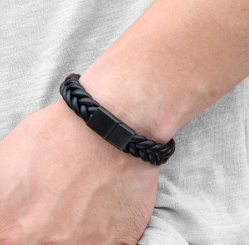 Braided Leather Bracelet