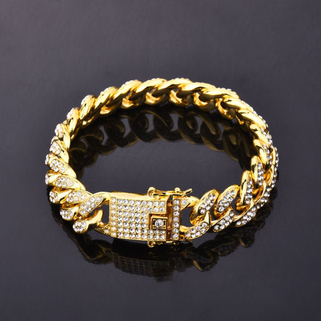Iced Out Cuban Link Bracelet