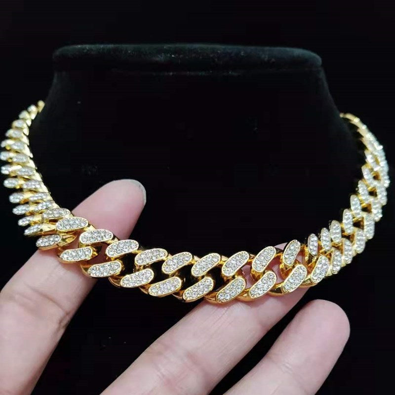 Iced out Cuban Link