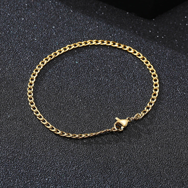 Slim Cuban Link Bracelet