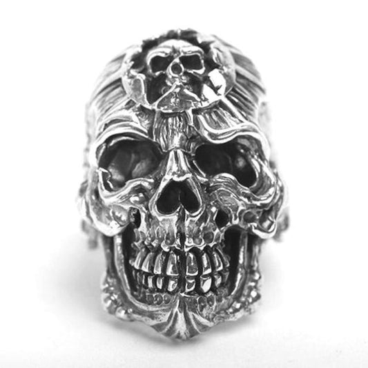 Warped Skull Ring