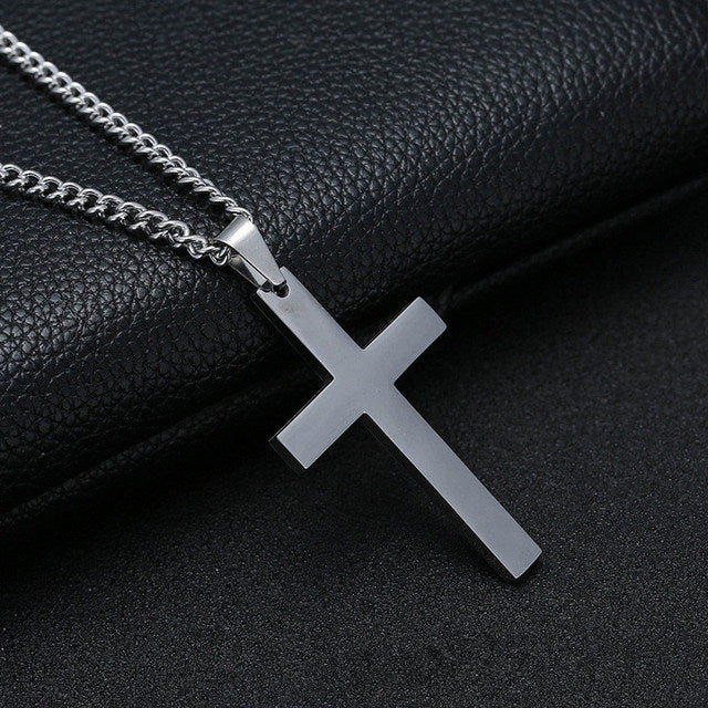 Cuban link with Cross Pendant