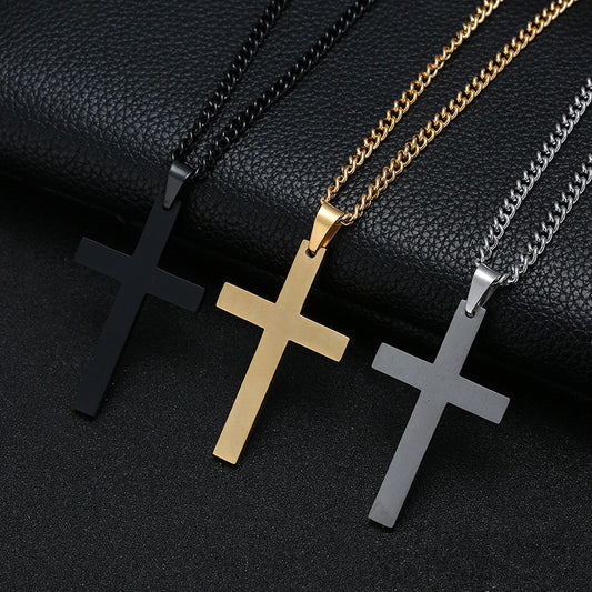 Cuban link with Cross Pendant