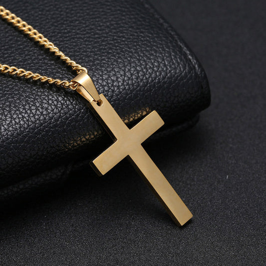 Cuban link with Cross Pendant